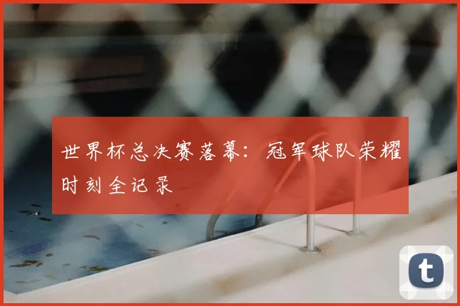 世界杯总决赛落幕:冠军球队荣耀时刻全记录